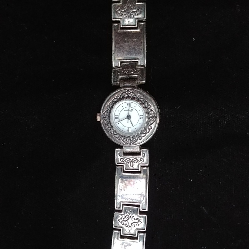 Brighton watch, silver mix